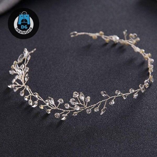 Women’s Crystal Branch Headband Hair Jewelry Jewelry Women Jewelry Material: Rhinestone