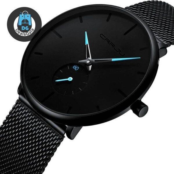 Men’s Classic Style Black Steel Watch Men's Watches cb5feb1b7314637725a2e7: 2150-black black|2150-black blue|2150-black blue|2150-black blue rose|2150-black red|2150-black rose|2150-black silver|2150-blue blue|2150-blue rose|2150-silver white