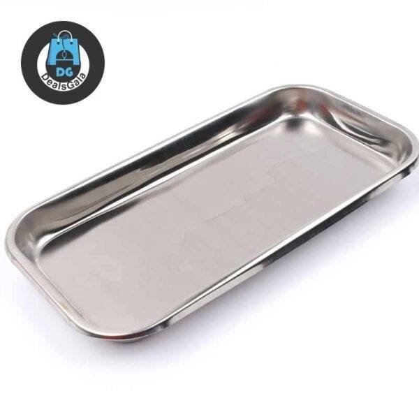 Stainless Steel Storage Plate for Dishes Home Equipment / Appliances Storage and Organization