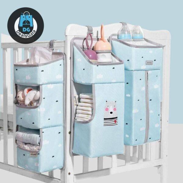 Portable Hanging Baby Crib Organizer Home Equipment / Appliances Storage and Organization cb5feb1b7314637725a2e7: Blue L|Blue S|Clover blue L|Clover pink L|Grey L|Pink L|Pink S