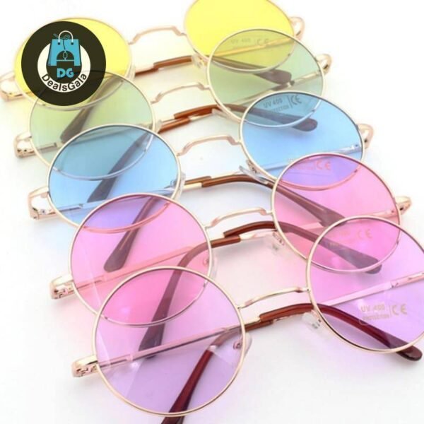 Retro Hippie Round Sunglasses Women's Glasses af7ef0993b8f1511543b19: Blue|Green|pink|Purple|Silver|Yellow