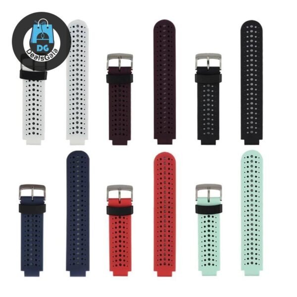 Multicolor Silicone Replacement Watch Band Smartwatches Watches Band cb5feb1b7314637725a2e7: Black / White|Black Grey|Black red|Light Green Black|Navy Blue Black|Purple/Black|Red / Black|White / Black|Yellow / Black