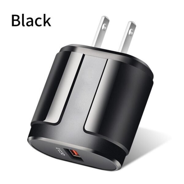 3A multifunctional fast charge charger Color: Black|Suit|White