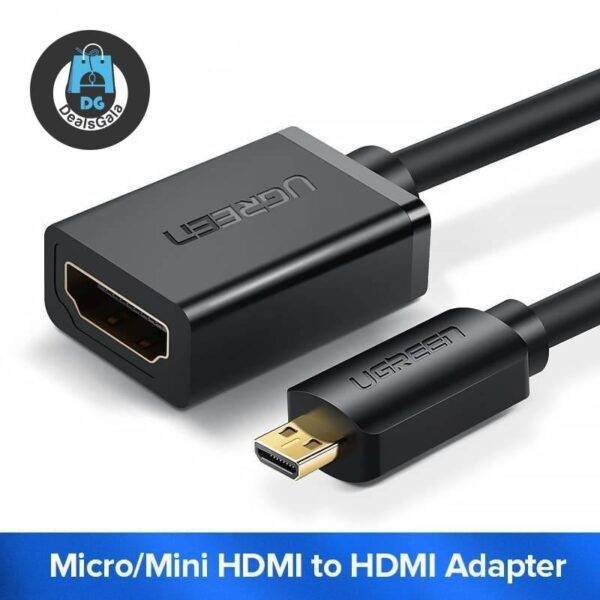 Micro HDMI Adapter 4K to HDMI Accessories and Parts cb5feb1b7314637725a2e7: Micro HDMI to HDMI|Mini HDMI to HDMI