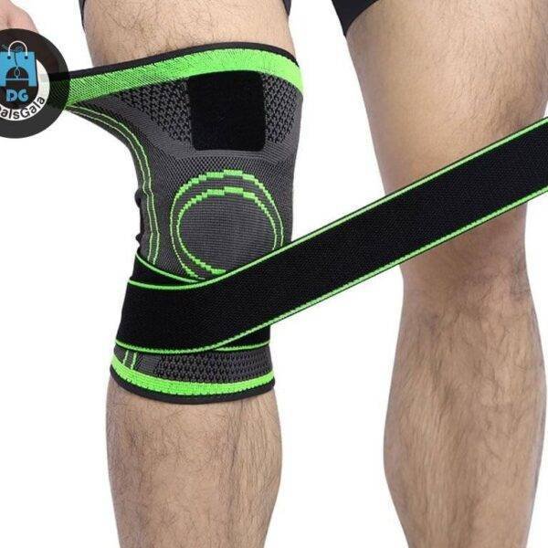 Bandage Knee Support Braces and Supports Sports and Entertainment cb5feb1b7314637725a2e7: Black|Black with grey|Blue|Green|orange|pink|Red