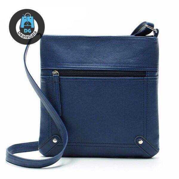 Fashion Leather Crossbody Bag Women's Bags cb5feb1b7314637725a2e7: Black|Blue|Dark brown|Light Brown|Red|Tan