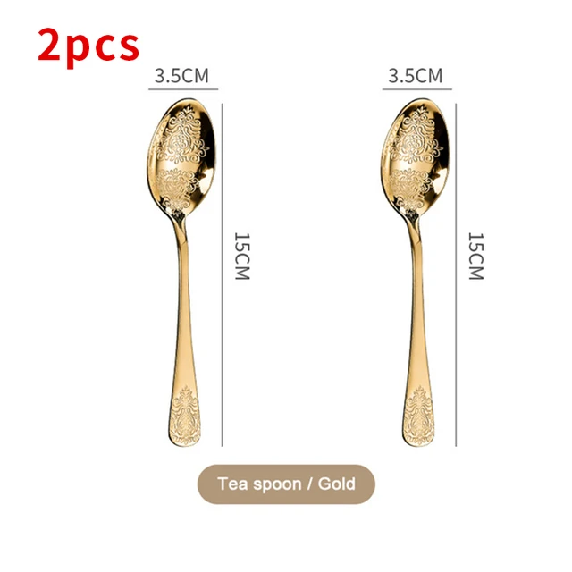 2pcs tea spoons