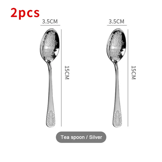 2pcs tea spoons