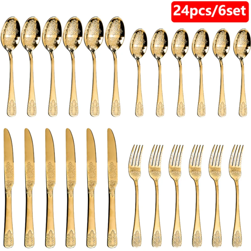 24pcs Gold