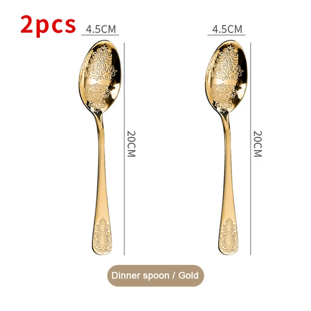 2pcs dinner spoons