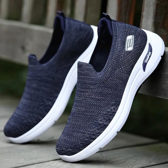 Flying Woven Soft Shoes cb5feb1b7314637725a2e7: Black|Blue|Gray