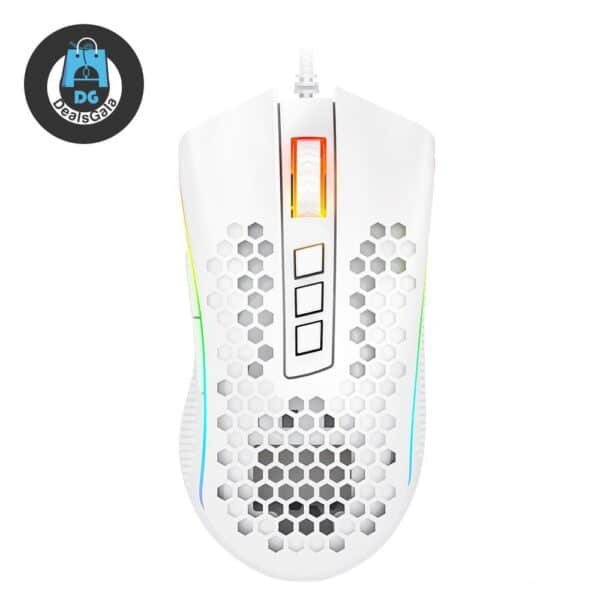 USB wired RGB Gaming Mouse cb5feb1b7314637725a2e7: Black|White