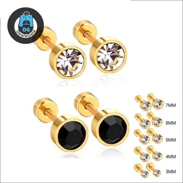 Zircon Stud Earrings 8d255f28538fbae46aeae7: 26G|26S|39BG|39BS